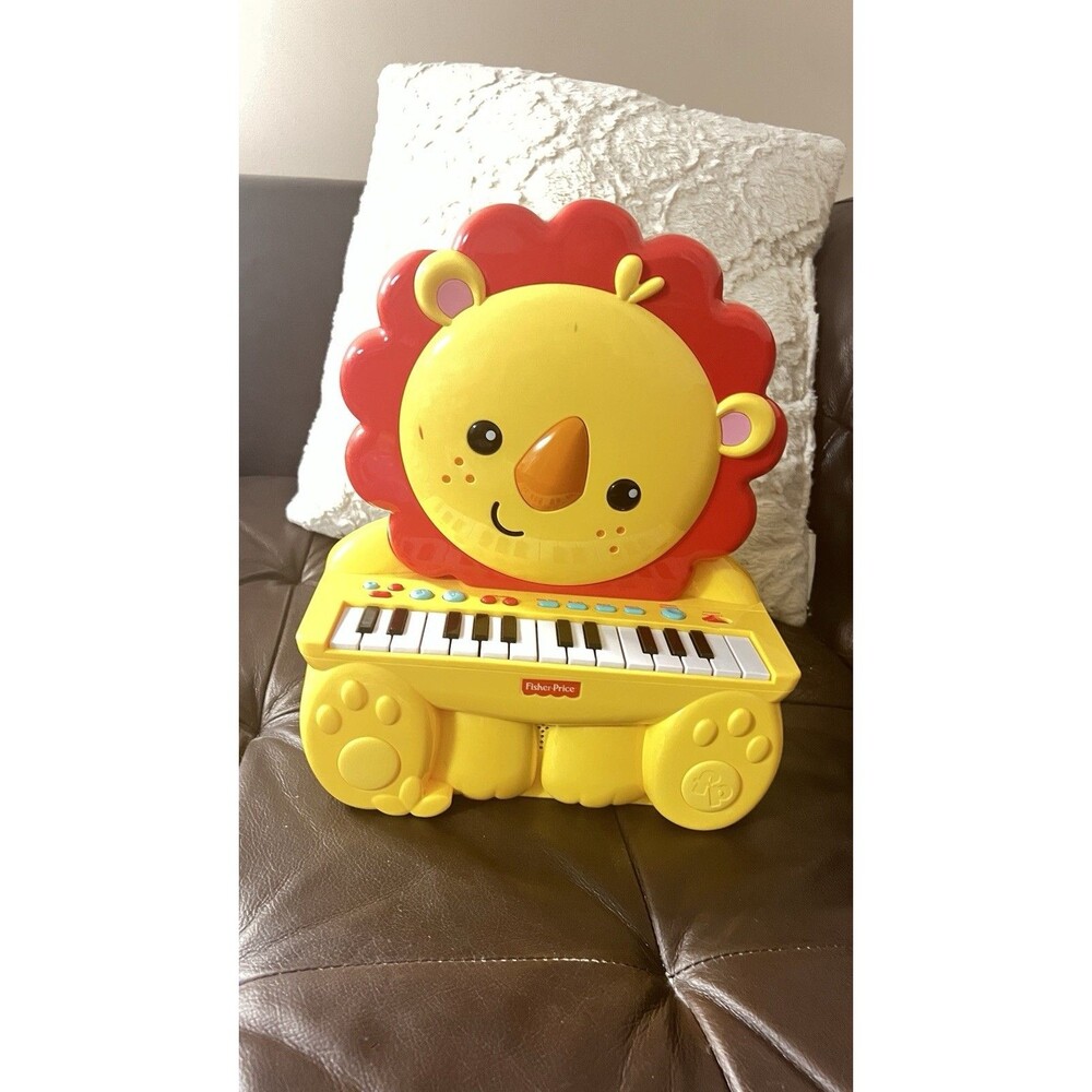 Fisher-Price Laugh & Learn Lion Musical Piano Keyboard Toddler Toy Working